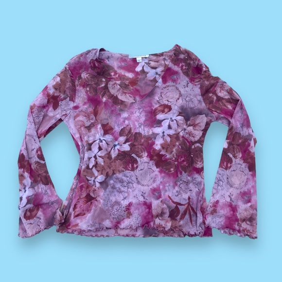 Mesh floral fairy top - Picture 2 of 4